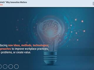 TrainingBriefs® Why Innovation Matters