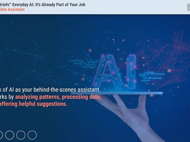 TrainingBriefs® Everyday AI: It’s Already Part of Your Job