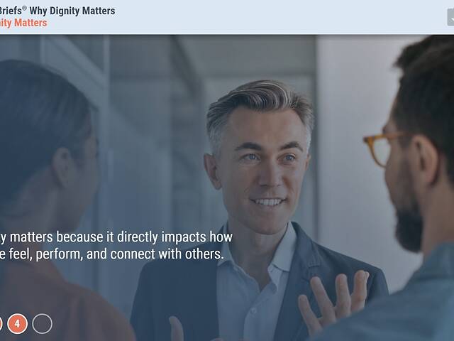 TrainingBriefs® Why Dignity Matters